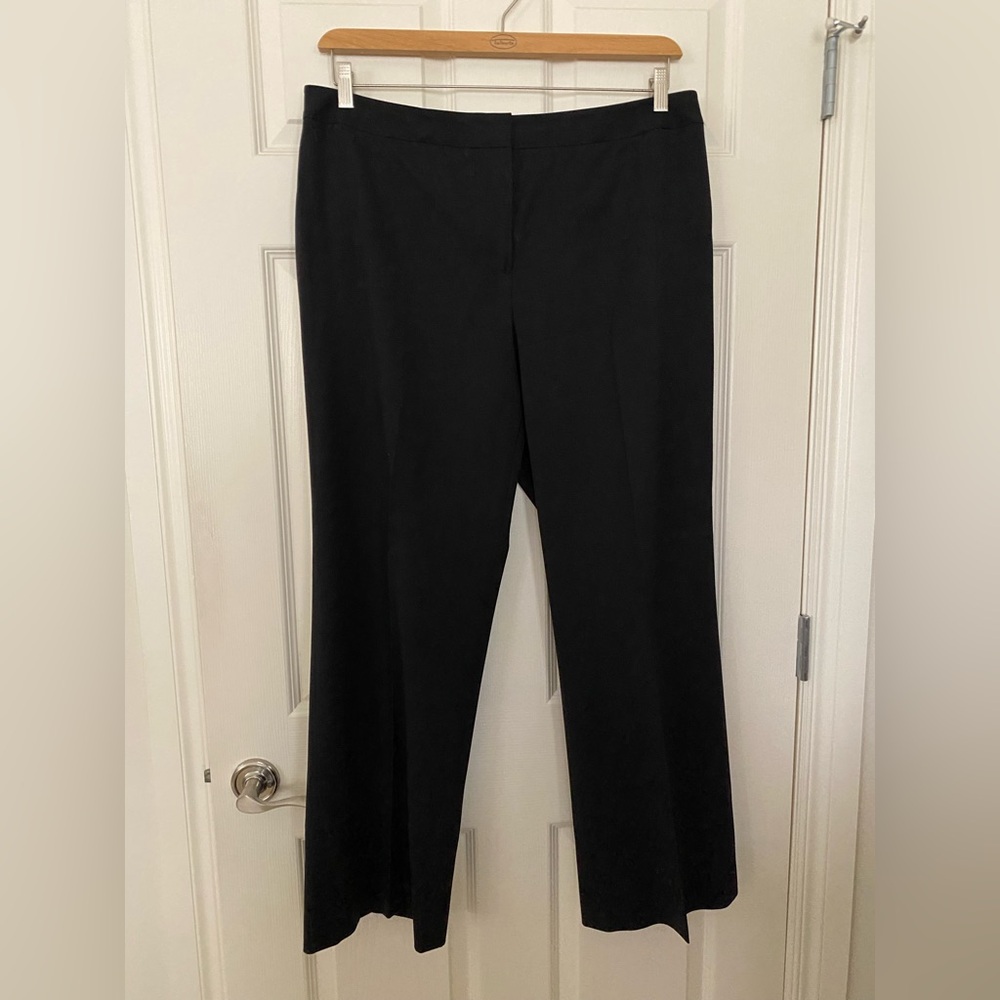 Lafayette 148 New York Black Wide Leg Pants